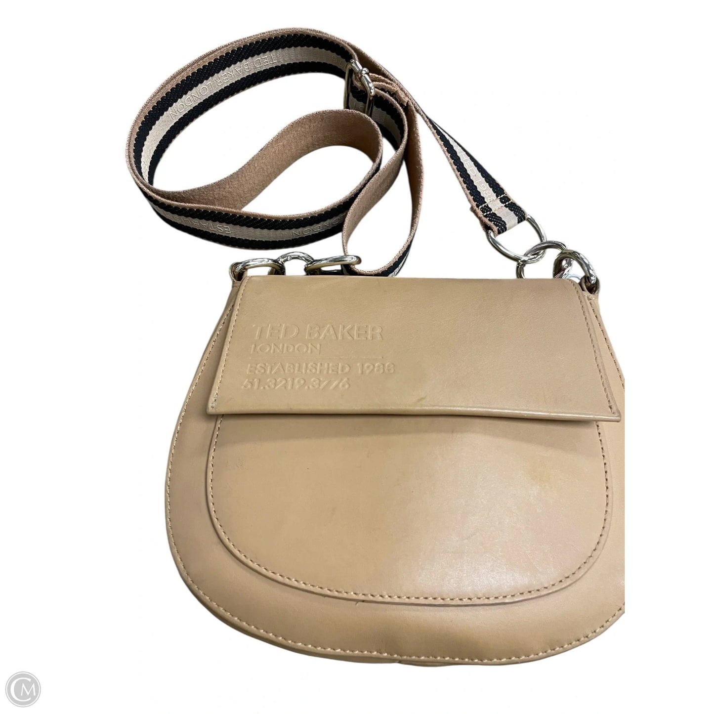 Crossbody Leather By Ted Baker, Size: Medium