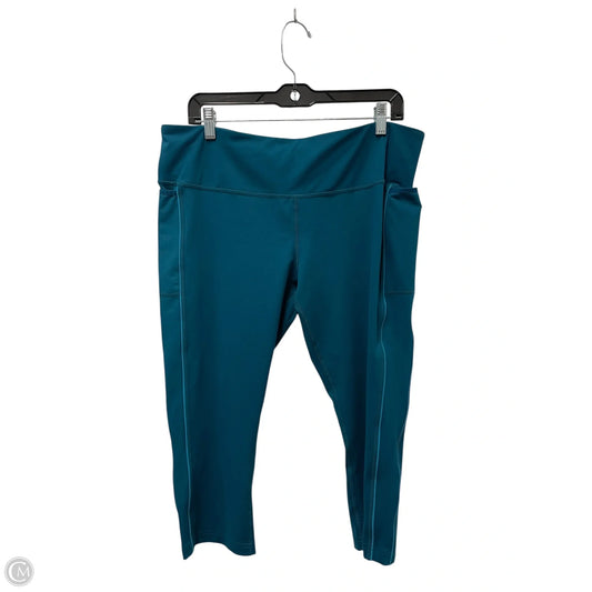 Athletic Leggings Capris By Brooks In Green, Size: Xl