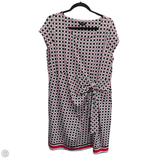 Dress Casual Short By Talbots In Geometric Pattern, Size: 1x