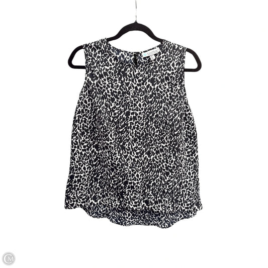 Top Sleeveless By Coolibar In Black & White, Size: M