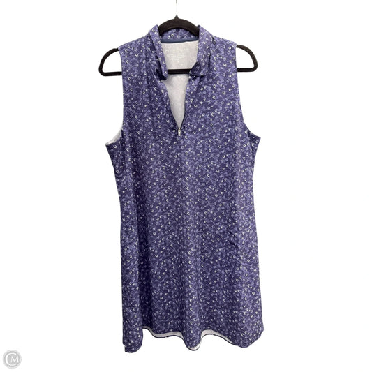 Athletic Dress By Peter Millar In Blue & White, Size: Xl