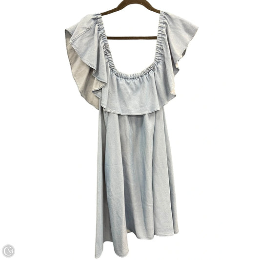 Dress Designer By Rebecca Minkoff In Blue, Size: L