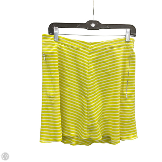 Athletic Skort By Nike Apparel In Striped Pattern, Size: M