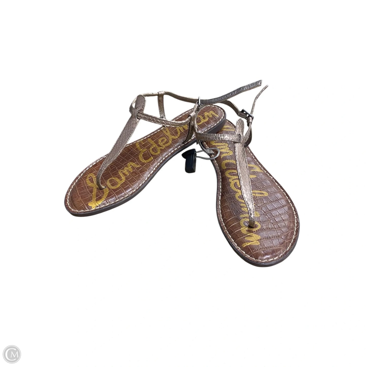 Sandals Flats By Sam Edelman In Bronze, Size: 11
