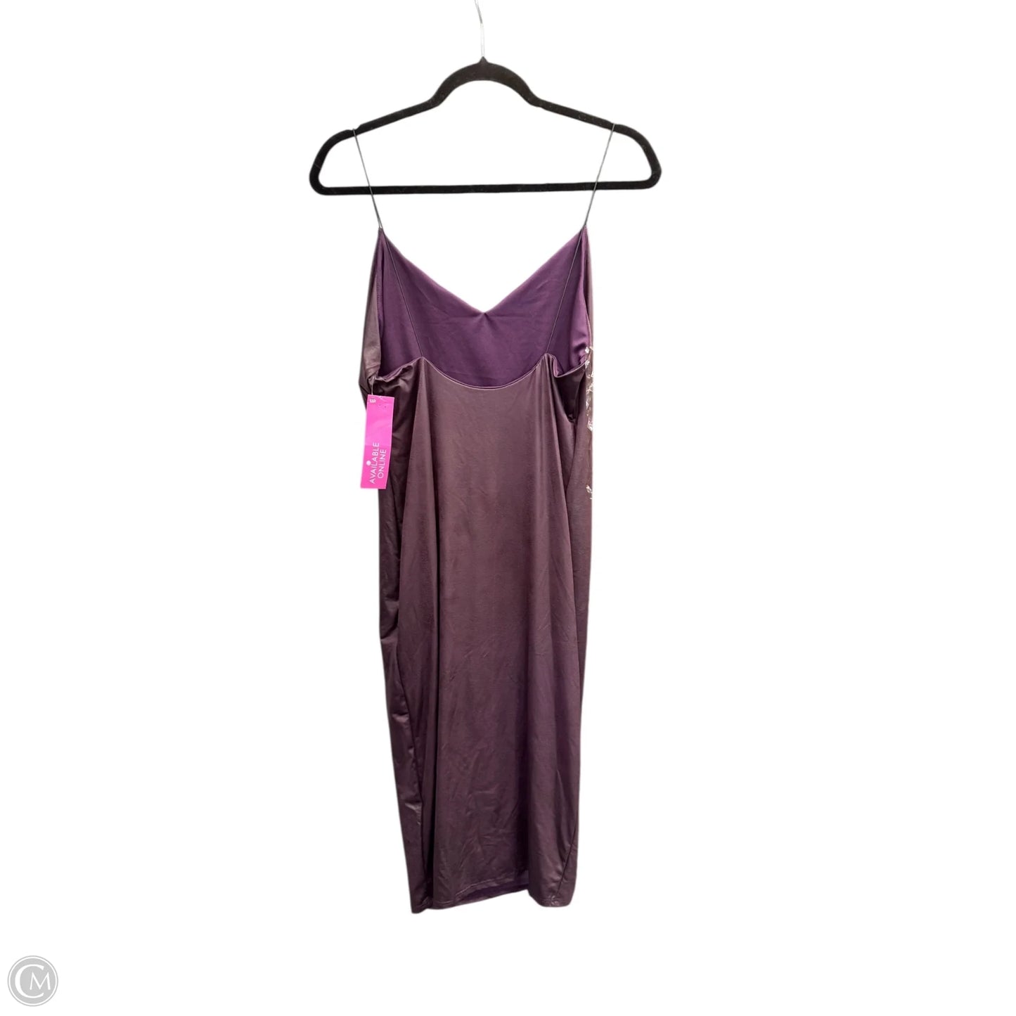 Dress Casual Midi By Fashion Nova In Purple, Size: Xl
