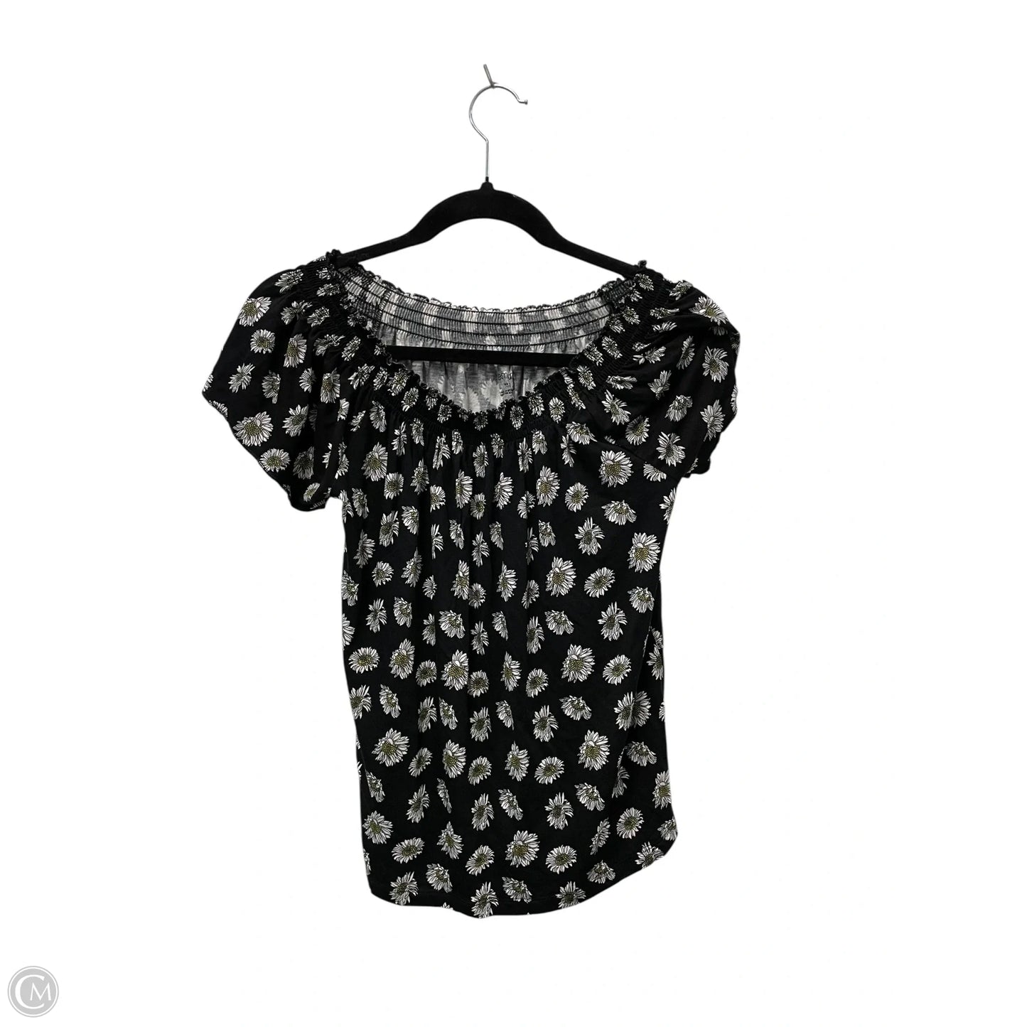 Top Short Sleeve By Clothes Mentor In Floral Print, Size: S