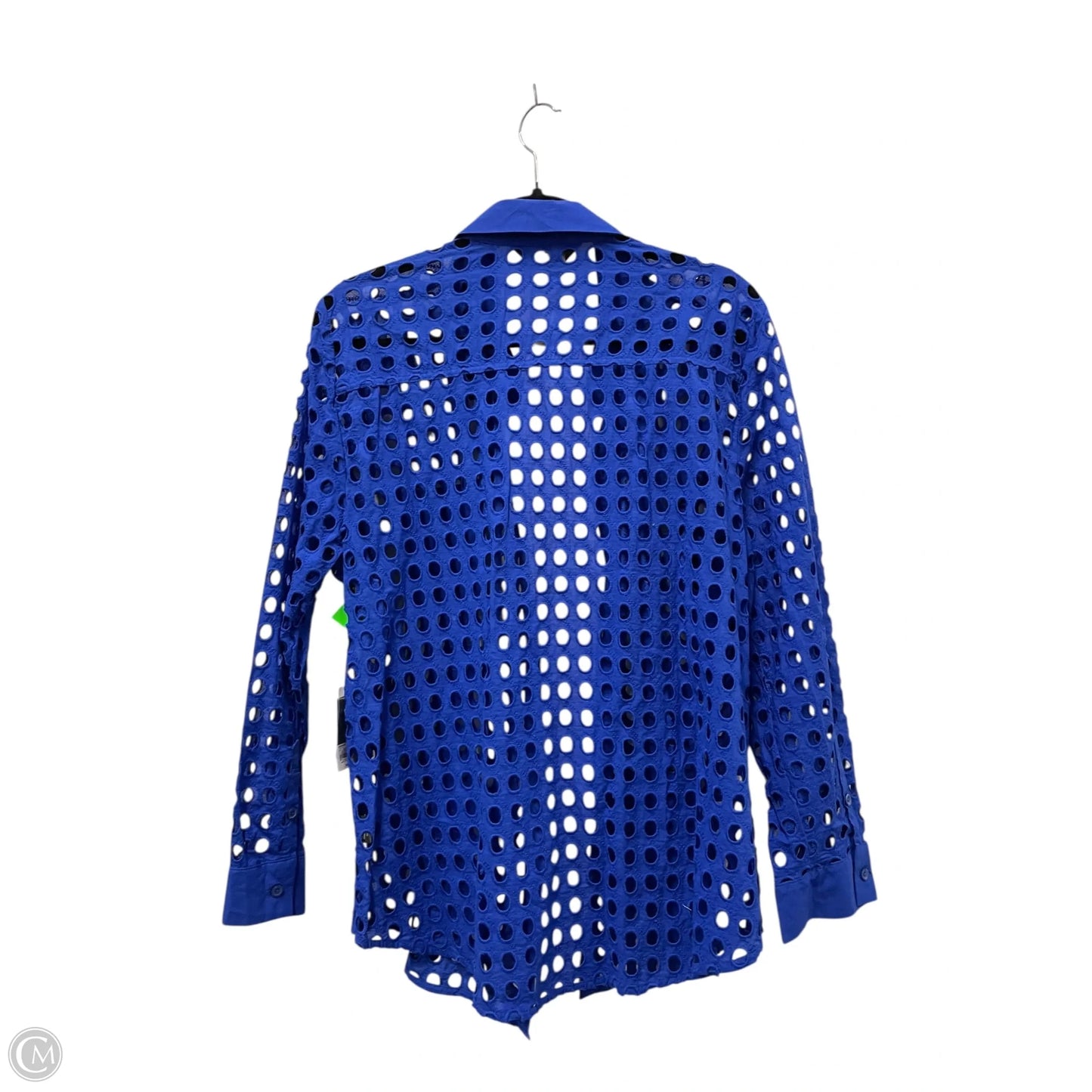 Top Long Sleeve By Simply Vera In Blue, Size: Xl