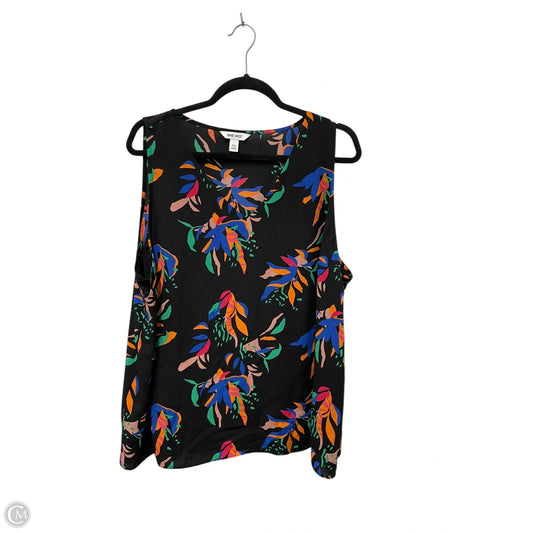 Top Sleeveless By Nine West In Multi-colored, Size: Xxl