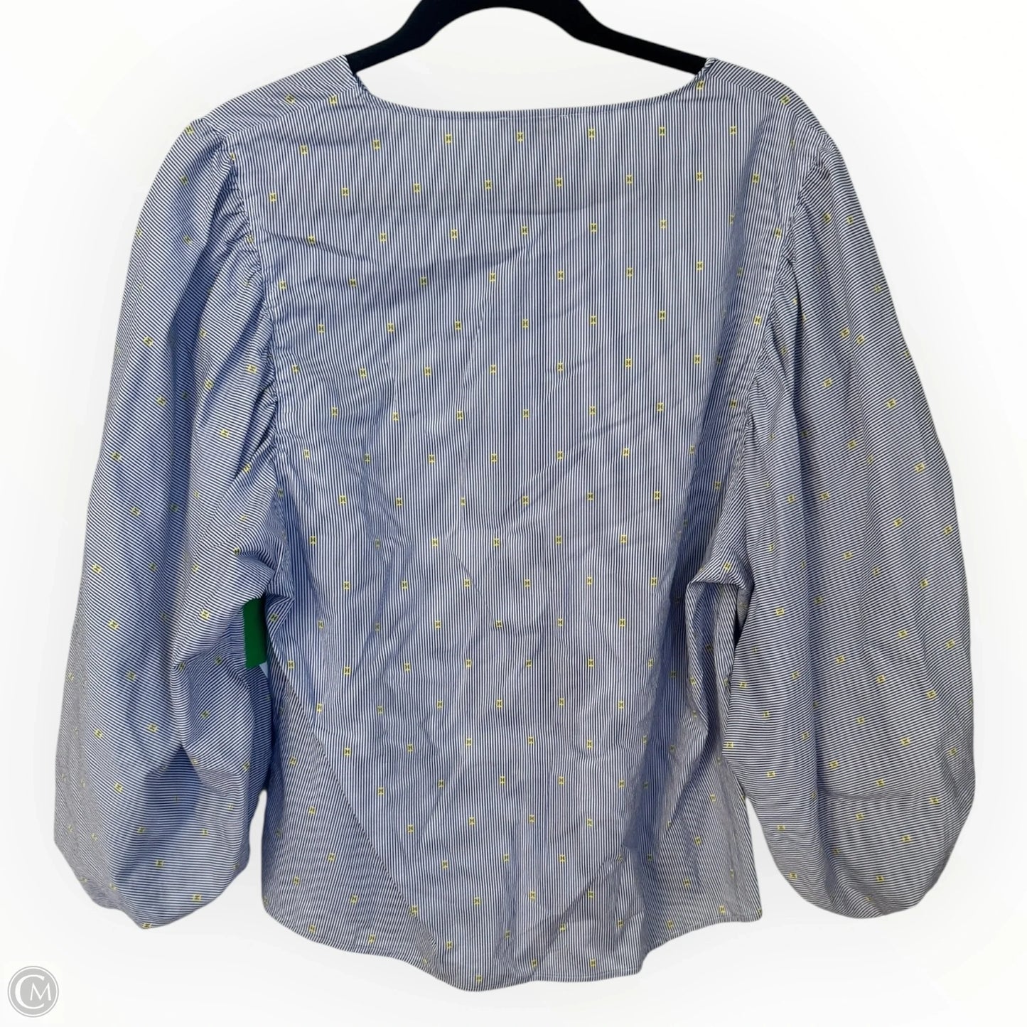 Top 3/4 Sleeve By Massimo Dutti In Striped Pattern, Size: 10
