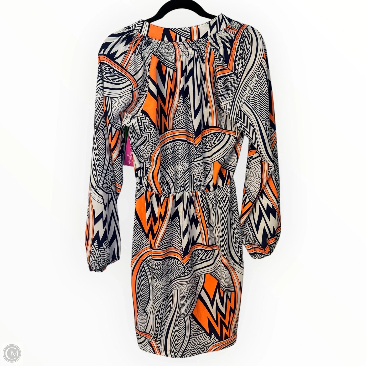 Dress Casual Short By Tracy Negoshian In Geometric Pattern, Size: M