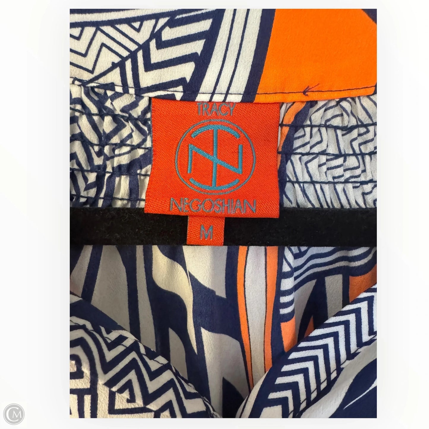 Dress Casual Short By Tracy Negoshian In Geometric Pattern, Size: M