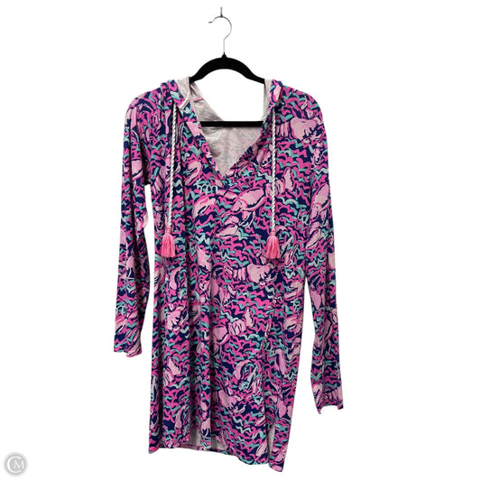 Swimwear Cover-up Designer By Lilly Pulitzer In Multi-colored, Size: L