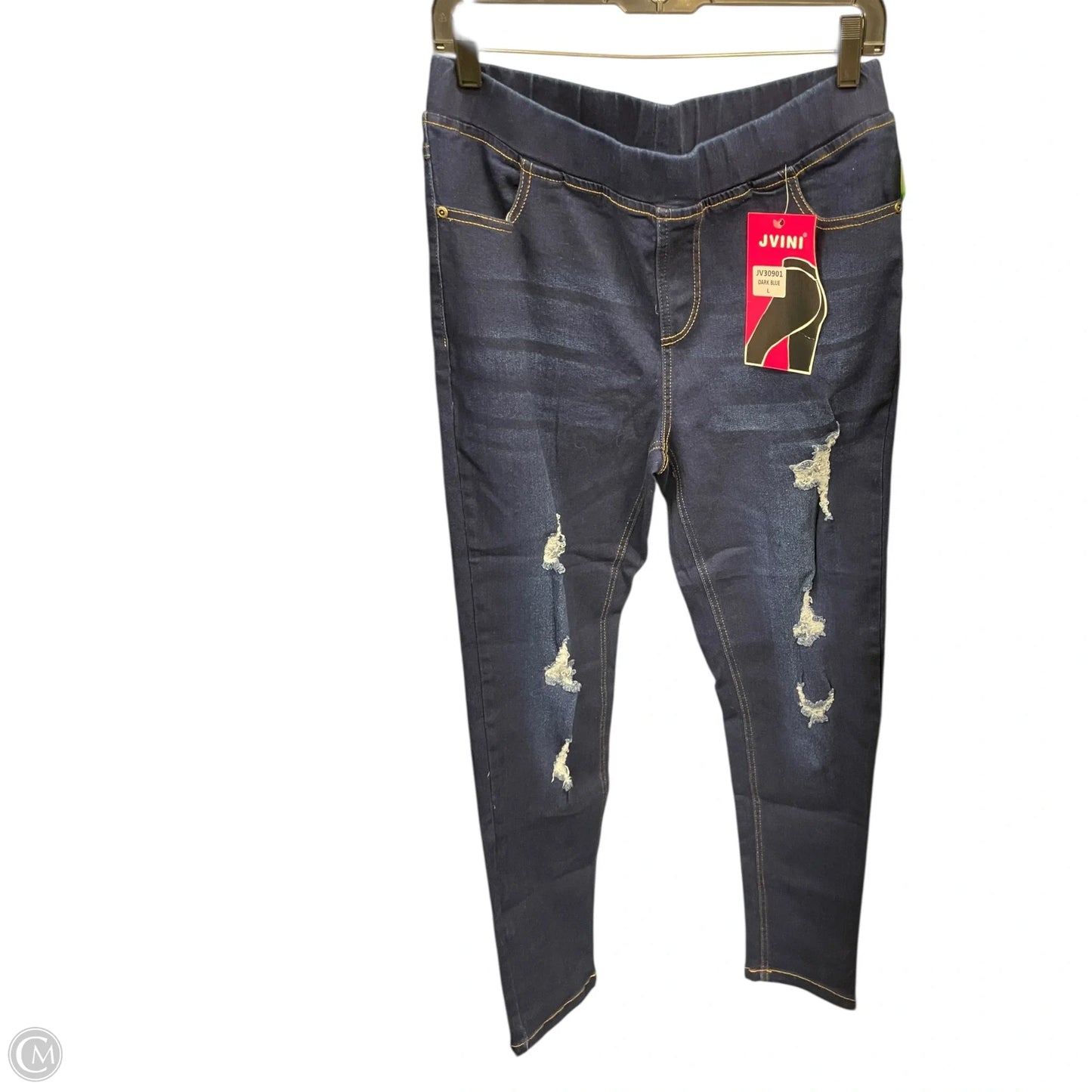 Jeans Jeggings By Clothes Mentor In Blue, Size: L