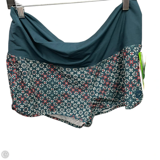 Athletic Shorts By Roxy In Geometric Pattern, Size: Xl