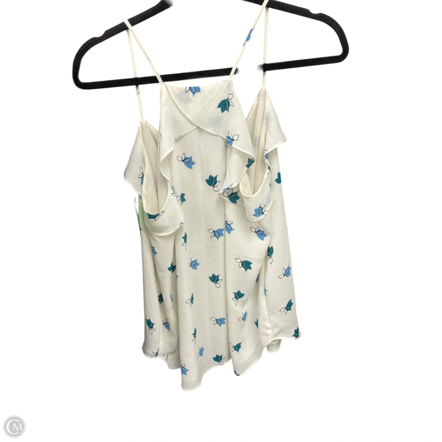 Top Sleeveless By Loft In Floral Print, Size: M