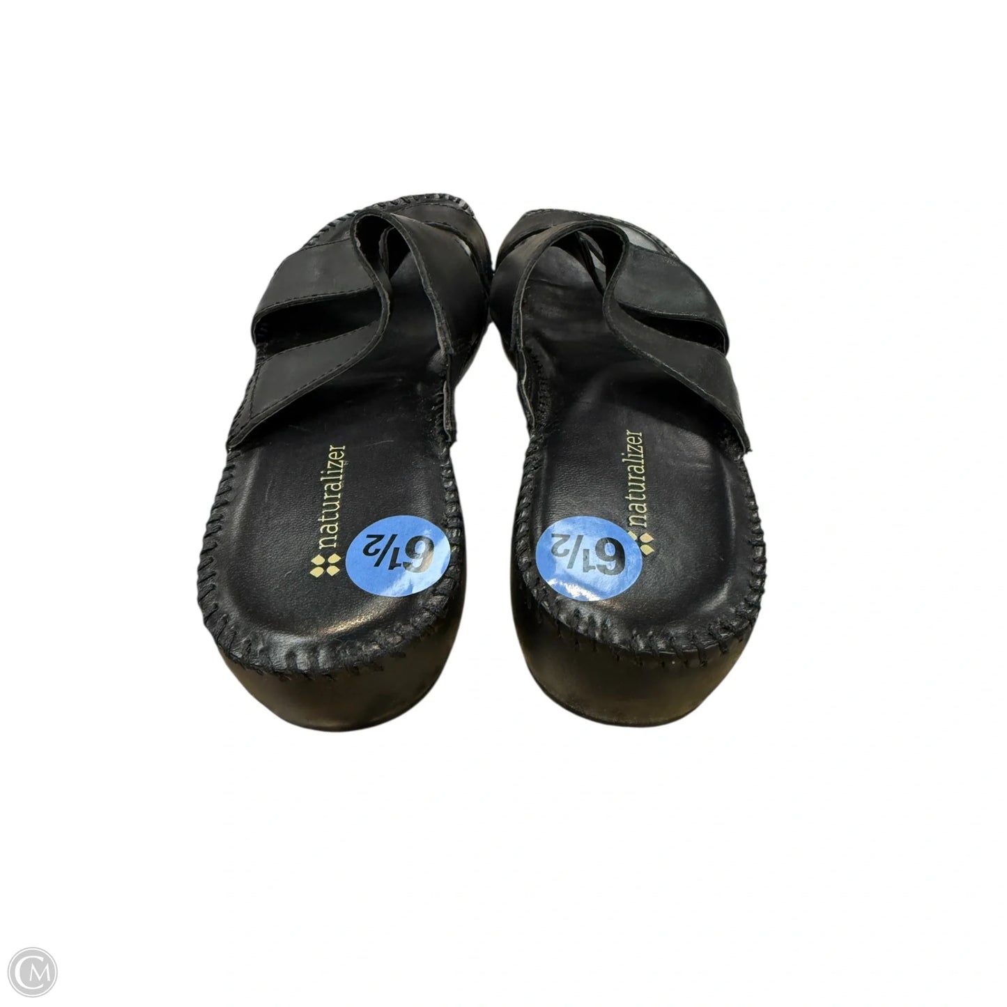 Sandals Heels Wedge By Naturalizer In Black, Size: 6.5