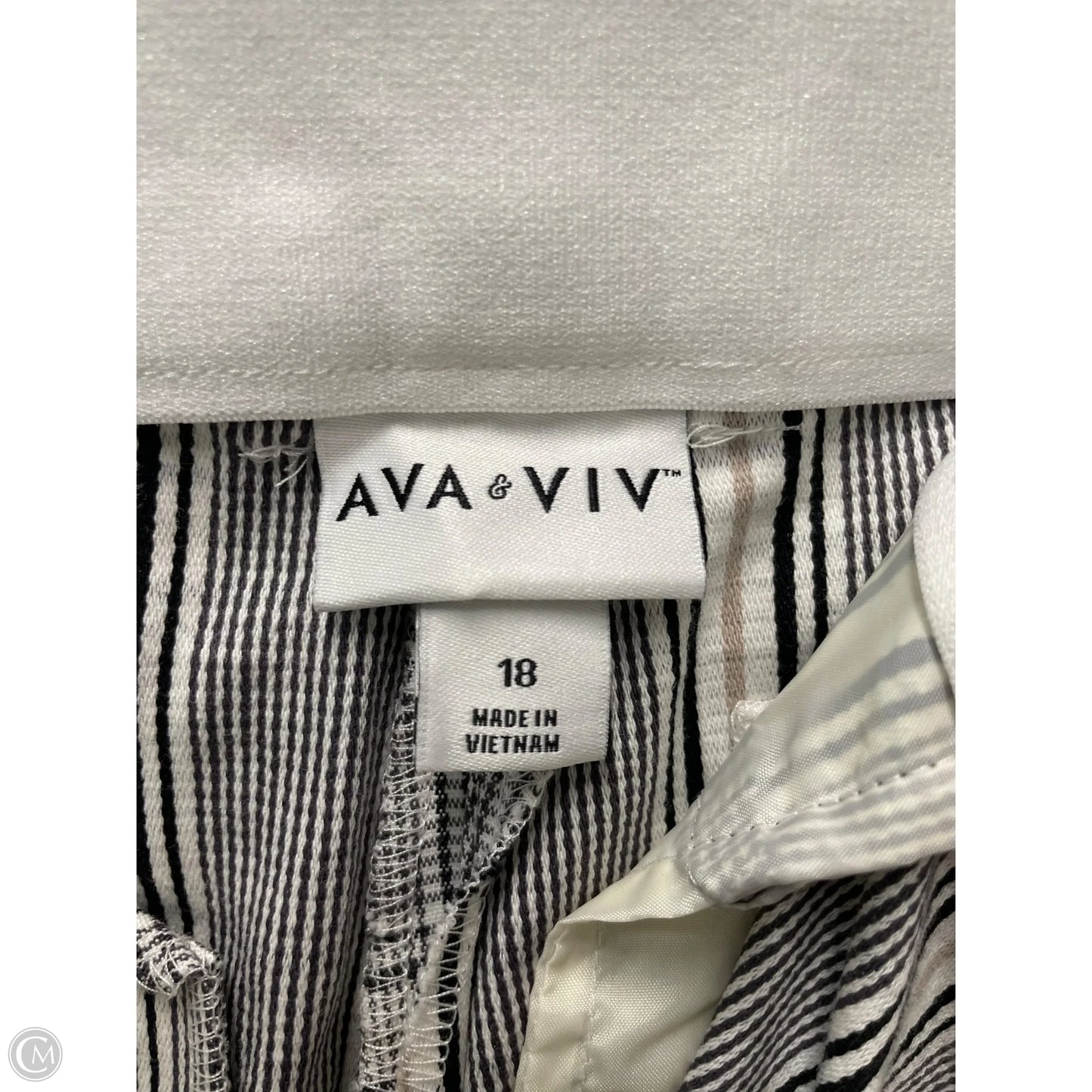 Pants Dress By Ava & Viv In Plaid Pattern, Size: 18