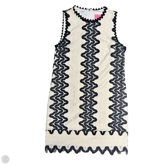 Dress Designer By Kate Spade In Black & Cream, Size: 6
