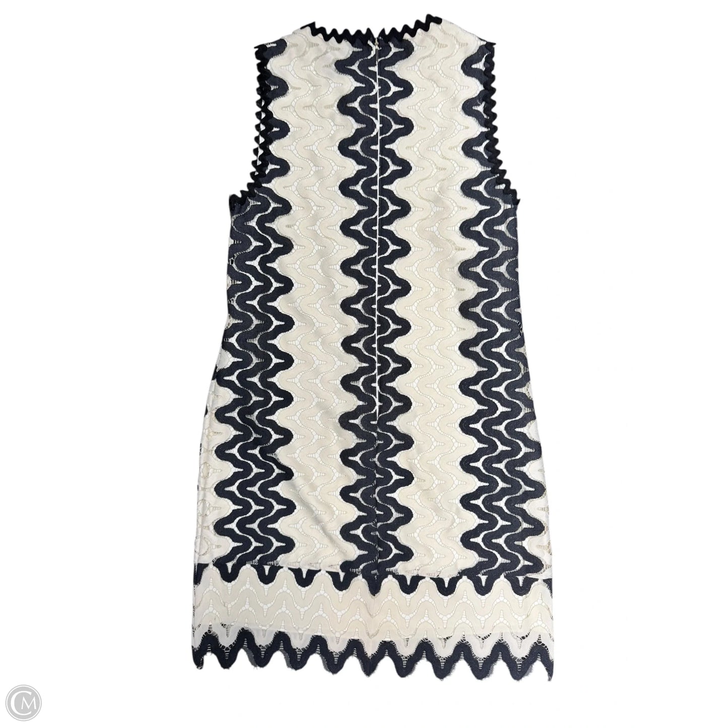 Dress Designer By Kate Spade In Black & Cream, Size: 6