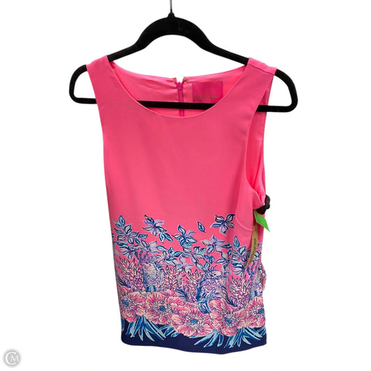 Dress Designer By Lilly Pulitzer In Blue & Pink, Size: 10