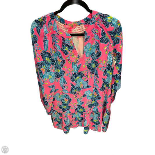 Dress Designer By Lilly Pulitzer In Floral Print, Size: M