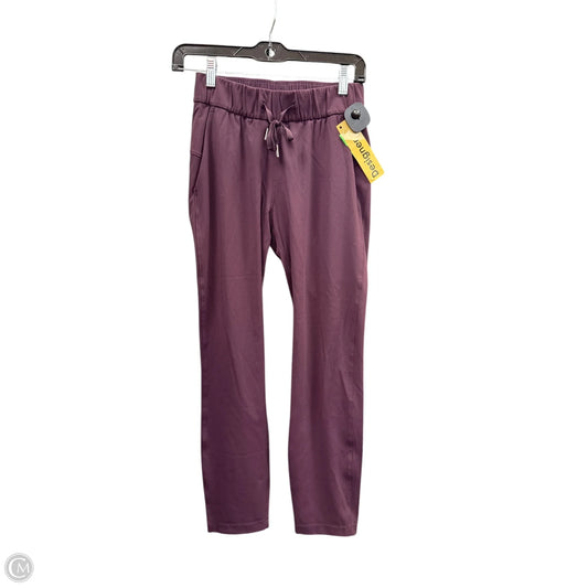 Athletic Pants By Lululemon In Purple, Size: 2