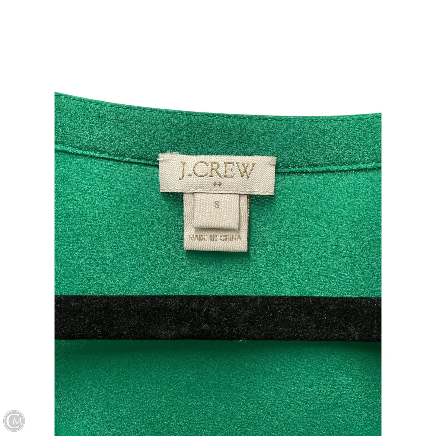 Blouse 3/4 Sleeve By J. Crew In Green, Size: S