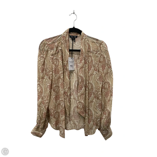 Blouse Long Sleeve By Paige In Paisley Print, Size: S