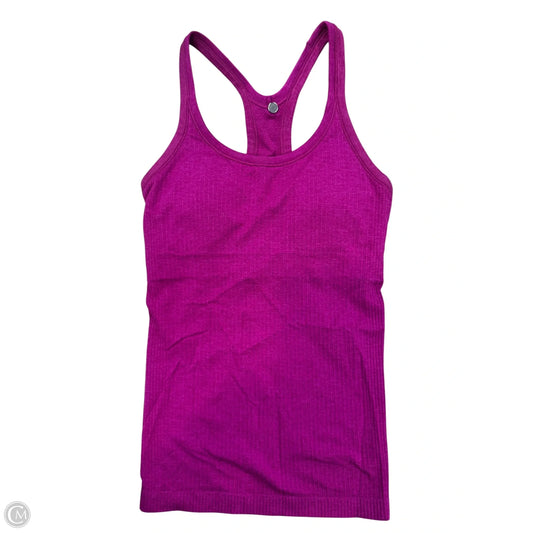 Athletic Tank Top By Lululemon In Pink, Size: 2
