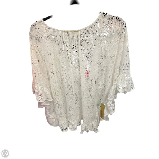 Swimwear Cover-up Designer By Lilly Pulitzer In White, Size: M