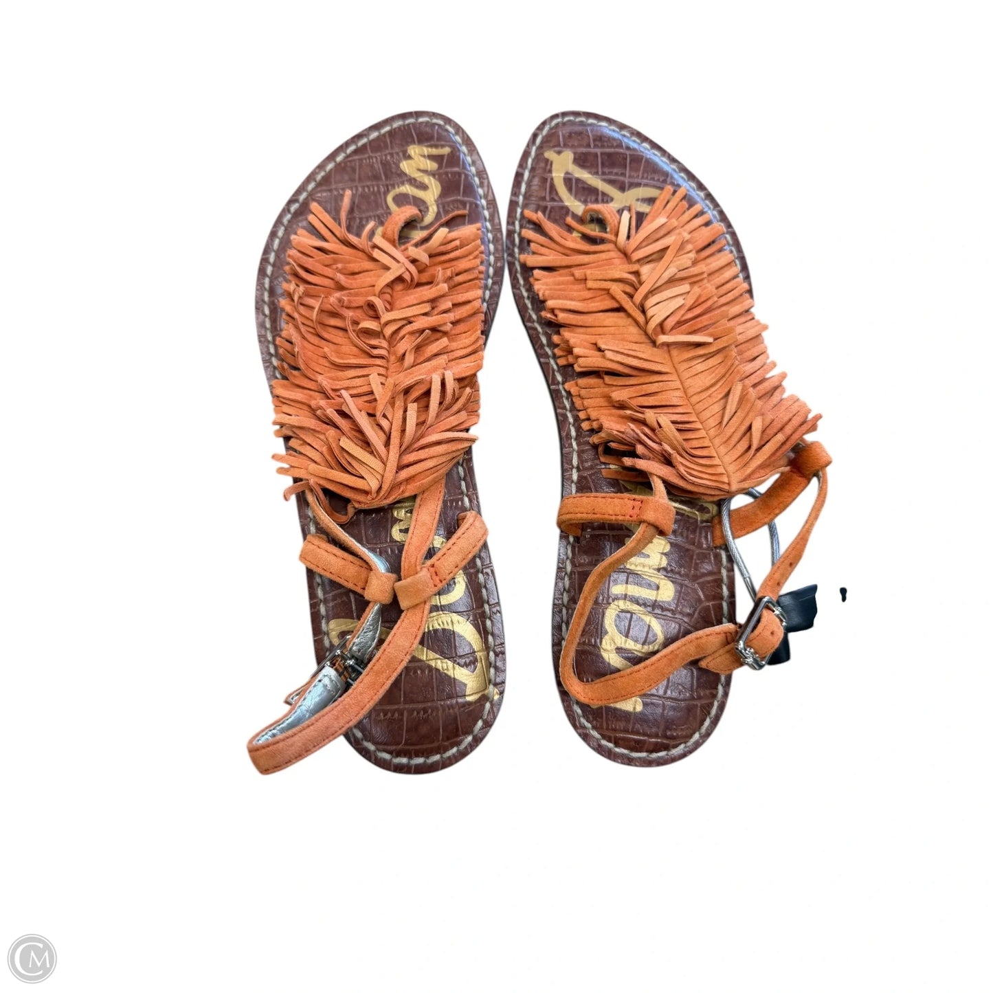Sandals Flats By Sam Edelman In Orange, Size: 6