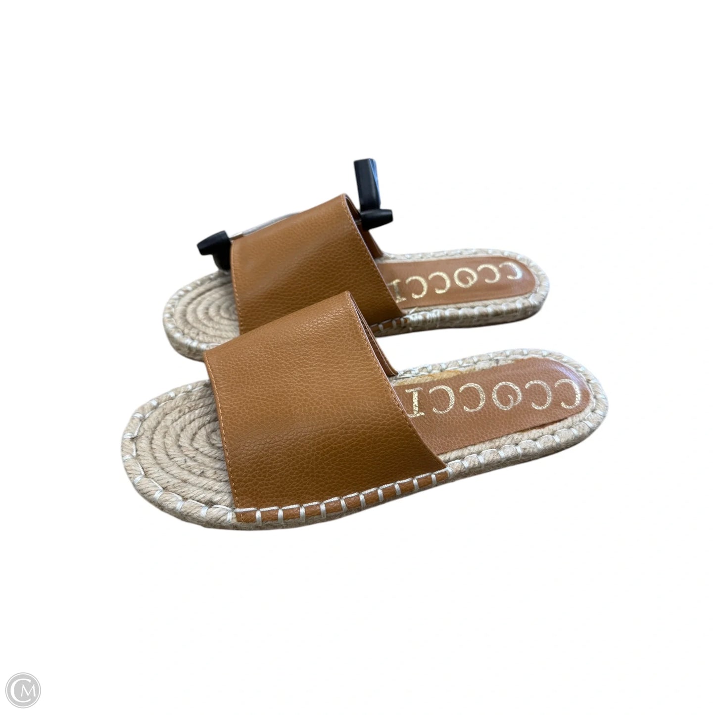 Sandals Flats By Clothes Mentor In Brown, Size: 8