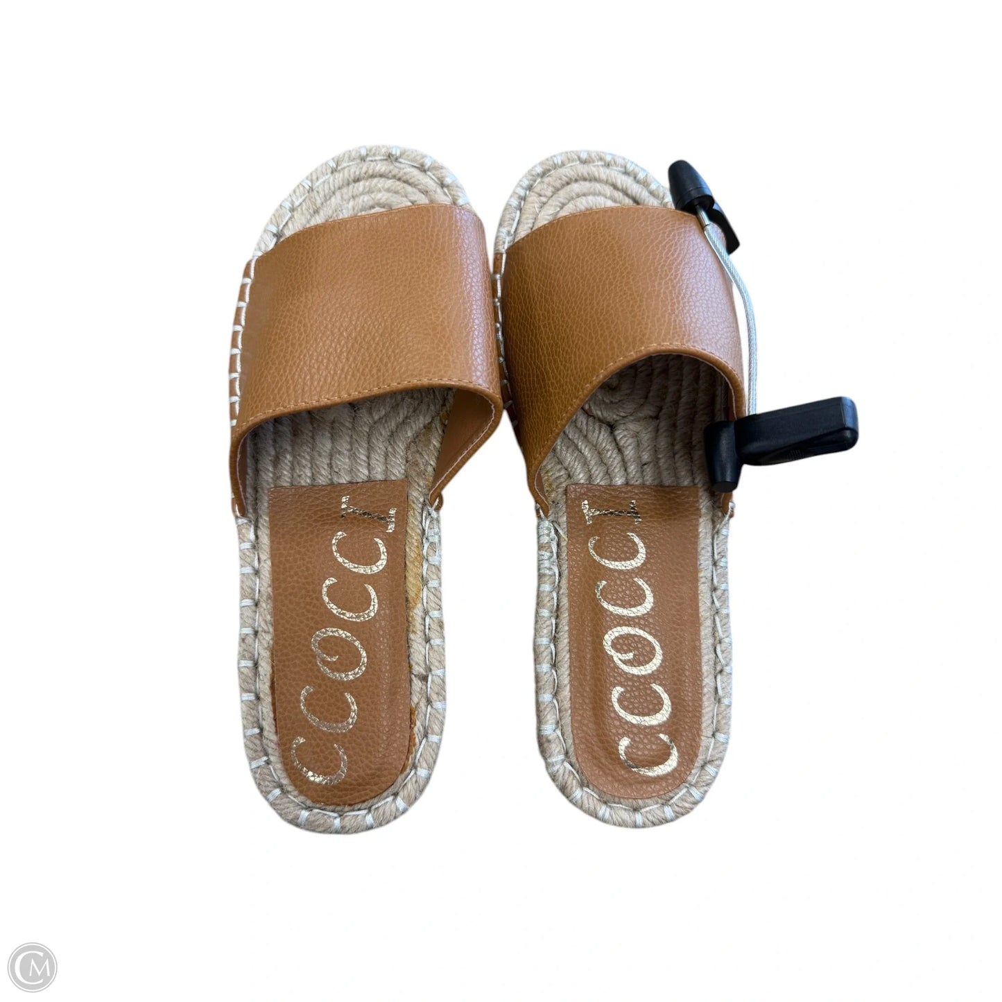 Sandals Flats By Clothes Mentor In Brown, Size: 8