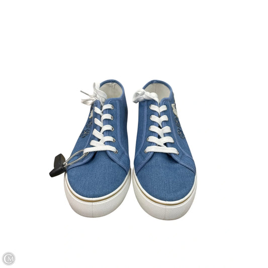 Shoes Sneakers By Cato In Blue, Size: 10