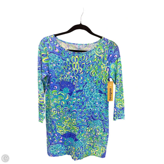 Dress Designer By Lilly Pulitzer In Blue & Green, Size: S