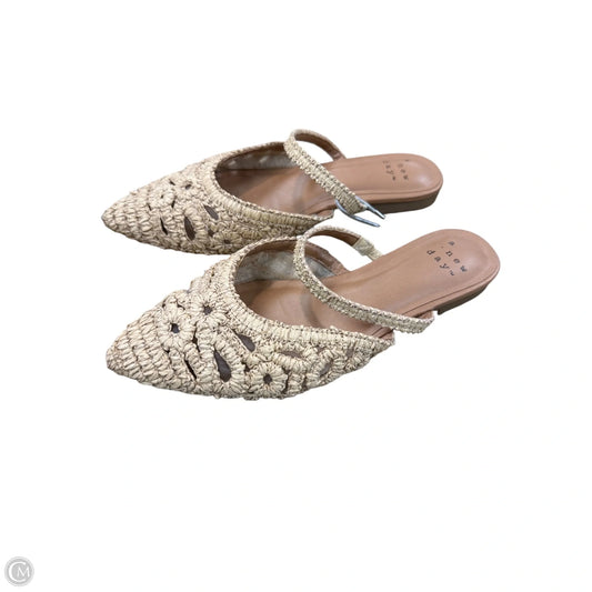Shoes Flats By A New Day In Tan, Size: 6