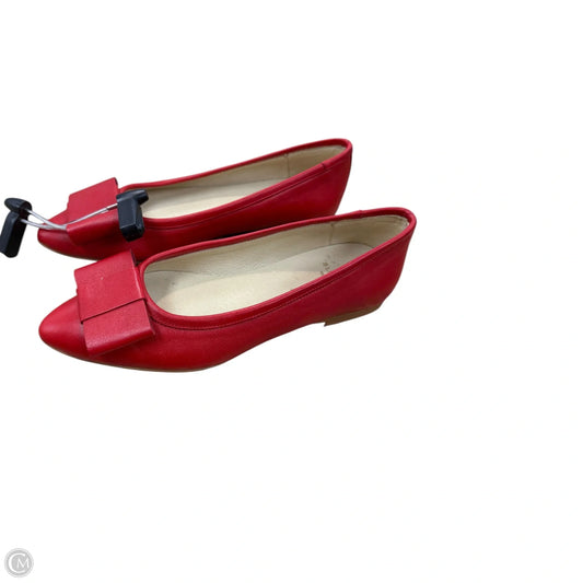 Shoes Flats By Clothes Mentor In Red, Size: 5.5