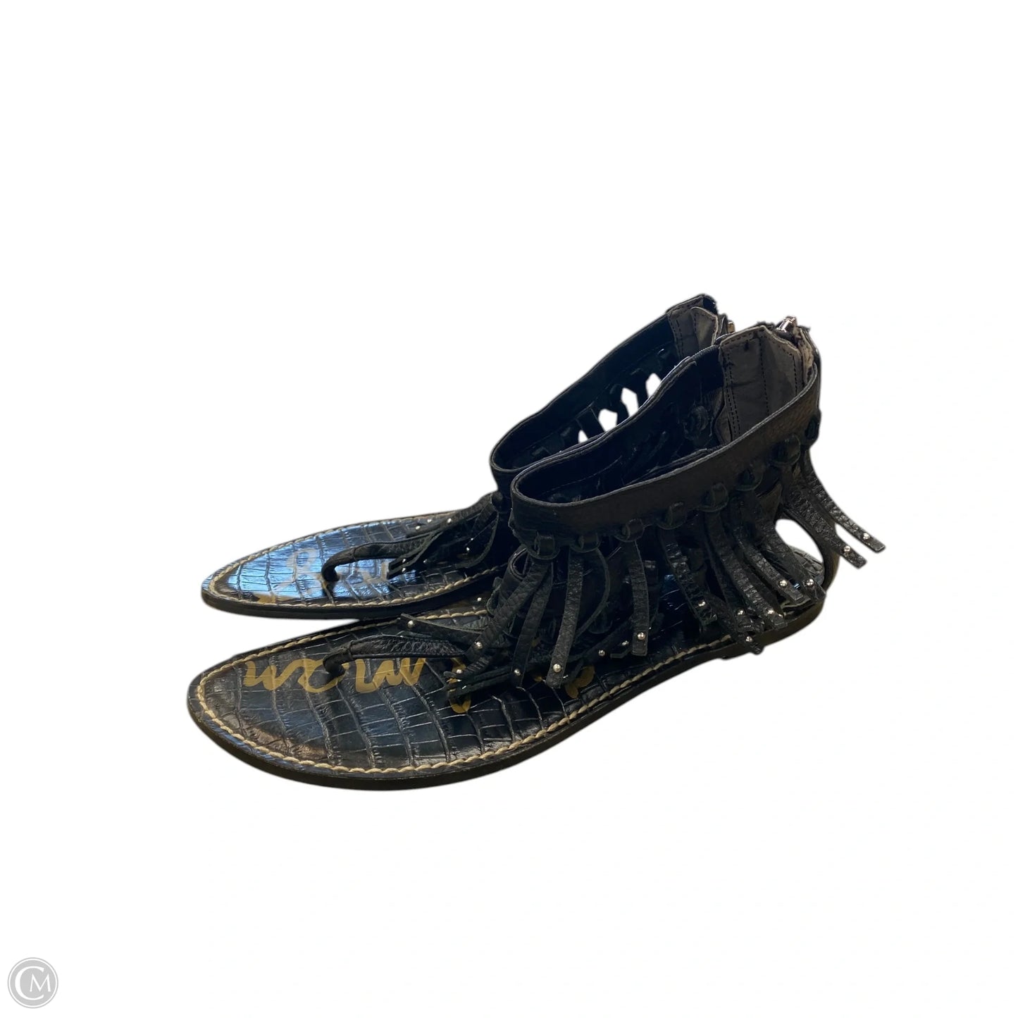 Sandals Flats By Sam Edelman In Black, Size: 10