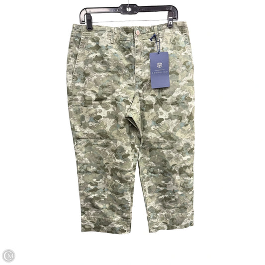 Pants Cropped By Bandolino In Camouflage Print, Size: 12