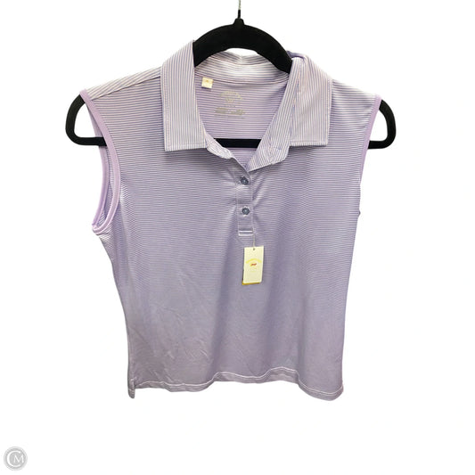 Athletic Tank Top By Clothes Mentor In Striped Pattern, Size: M