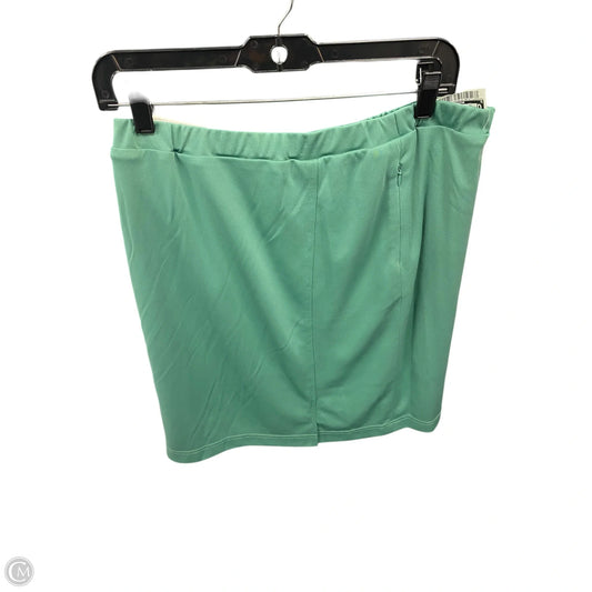 Athletic Skort By Clothes Mentor In Green, Size: M