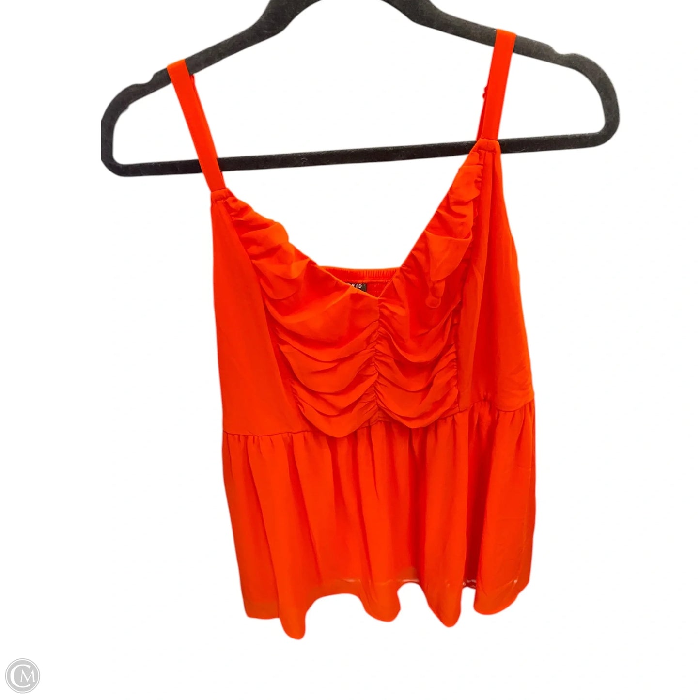 Top Sleeveless By Torrid In Orange, Size: 3x