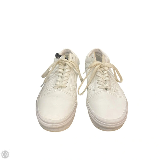 Shoes Sneakers By Vans In White, Size: 8.5