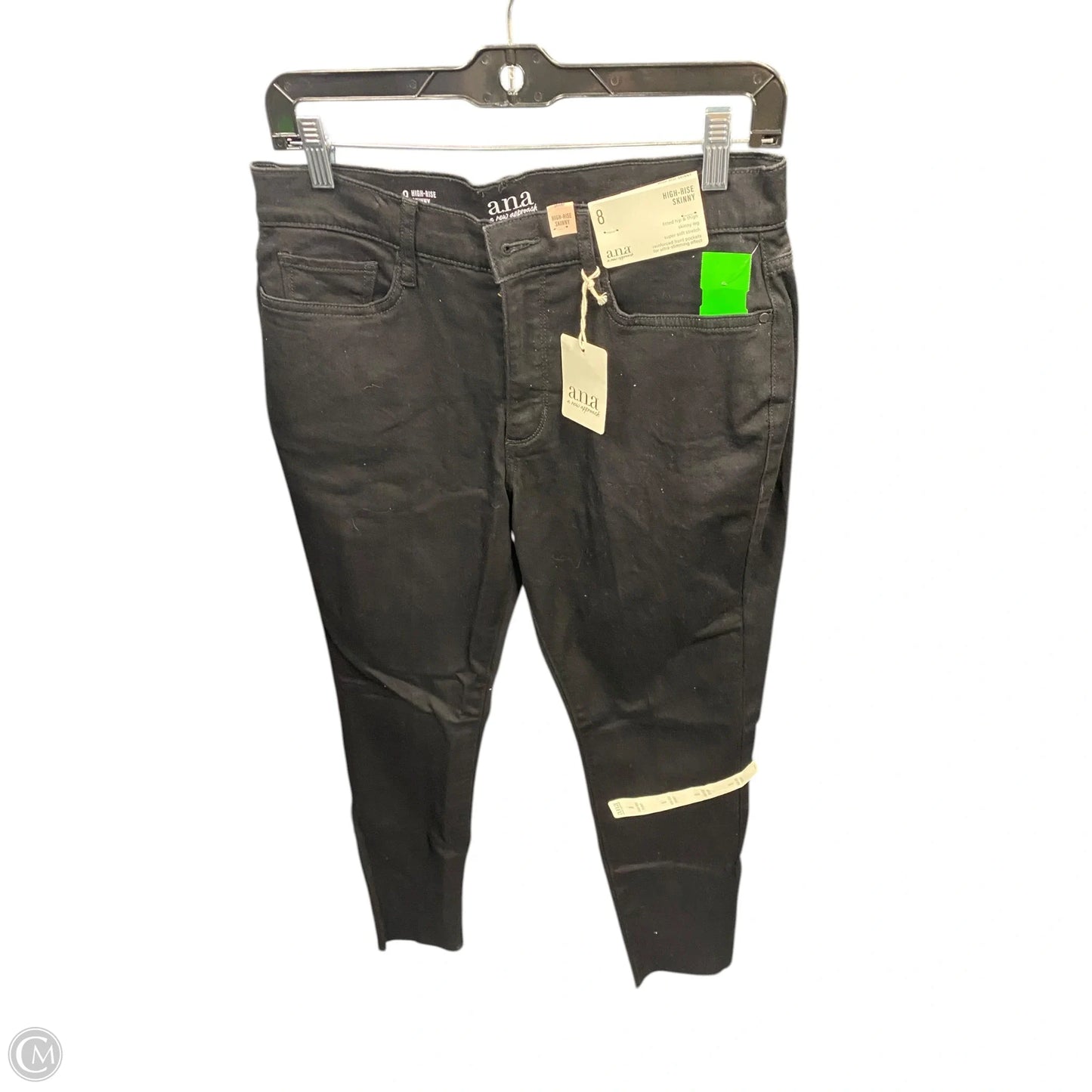 Jeans Skinny By Ana In Black, Size: 8