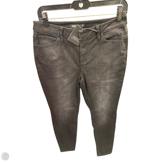 Jeans Skinny By Simply Vera In Black, Size: 10