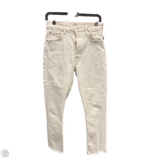 Jeans Straight By Citizens Of Humanity In Cream, Size: 4
