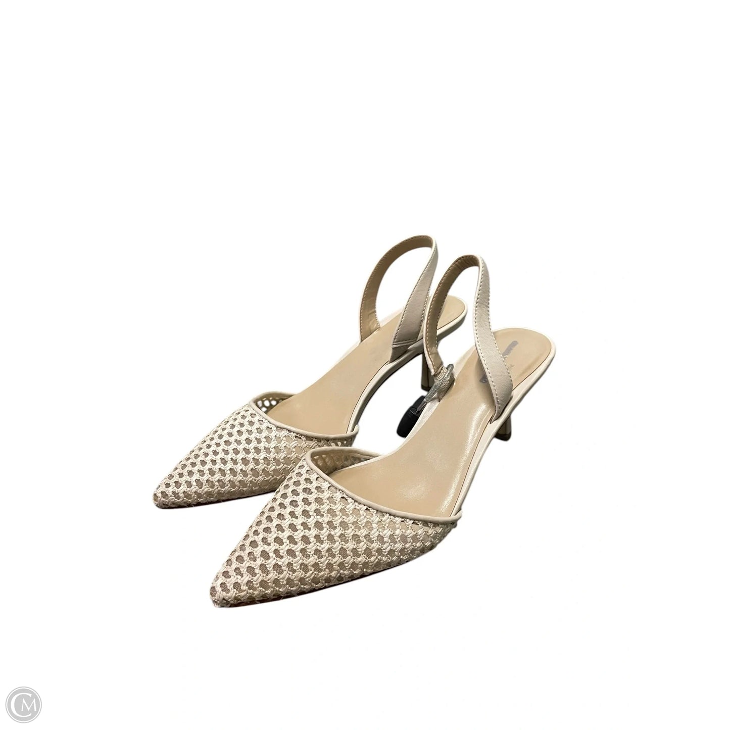 Shoes Heels Kitten By Ann Taylor In Tan, Size: 7.5