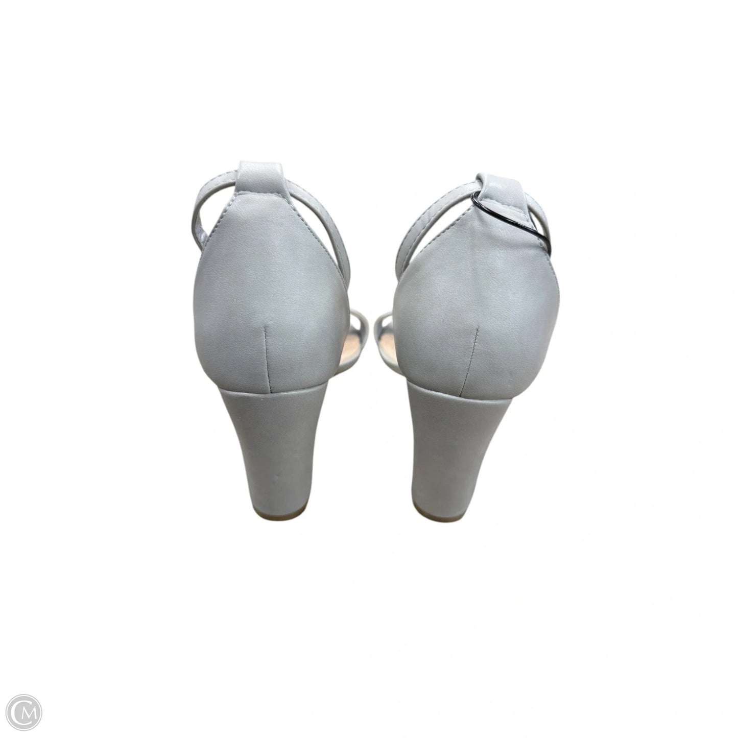 Shoes Heels Block By Clothes Mentor In Grey, Size: 9