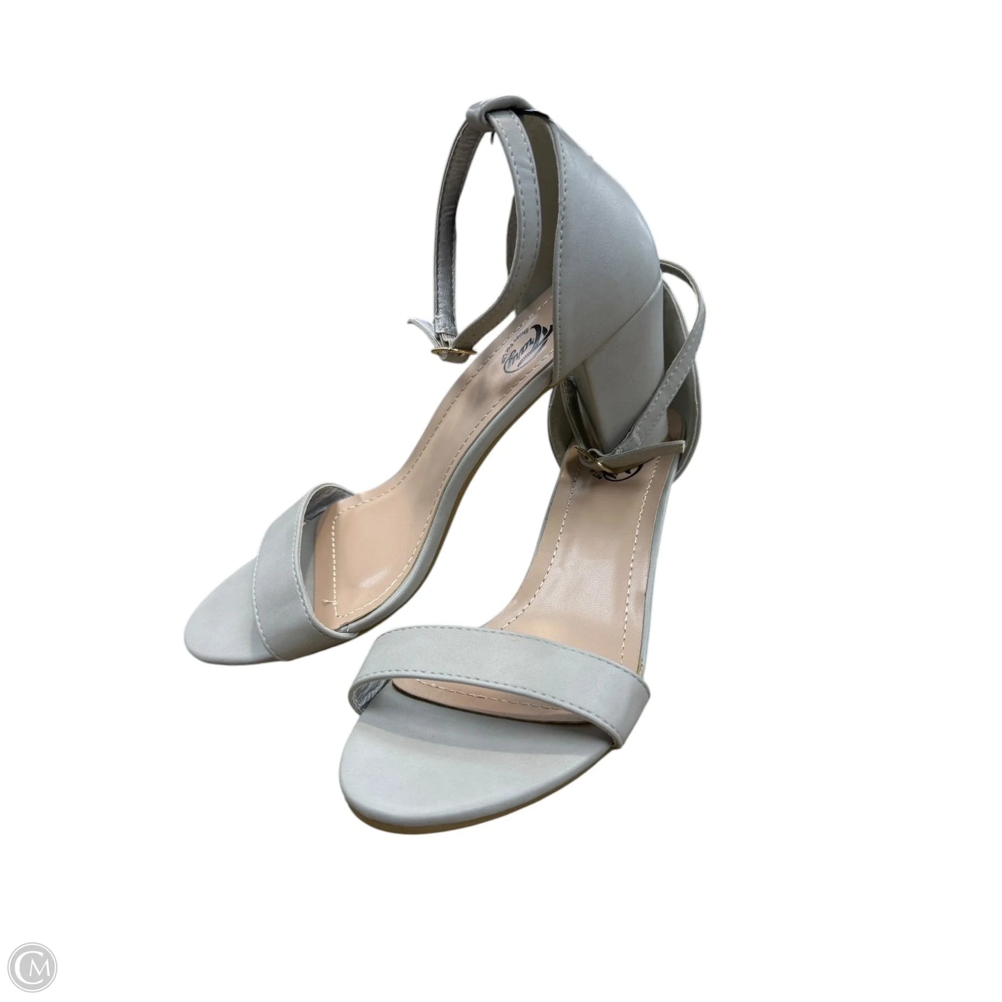 Shoes Heels Block By Clothes Mentor In Grey, Size: 9