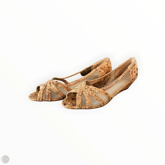 Shoes Heels Wedge By Impo In Tan, Size: 9